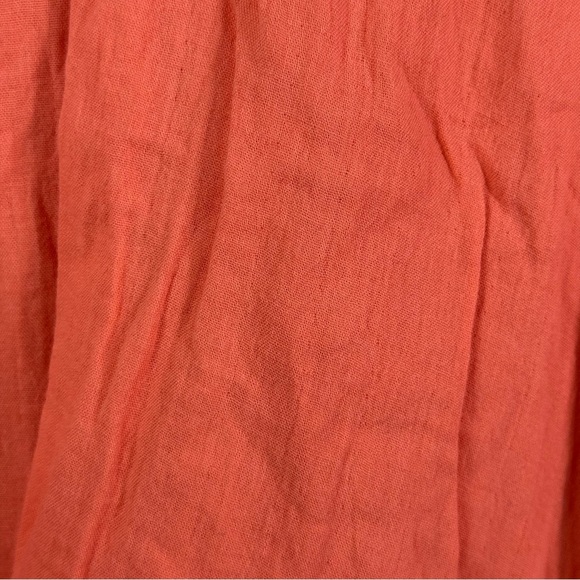 Lane Bryant Orange Patterned Blouse Women’s No Size - Picture 4 of 6
